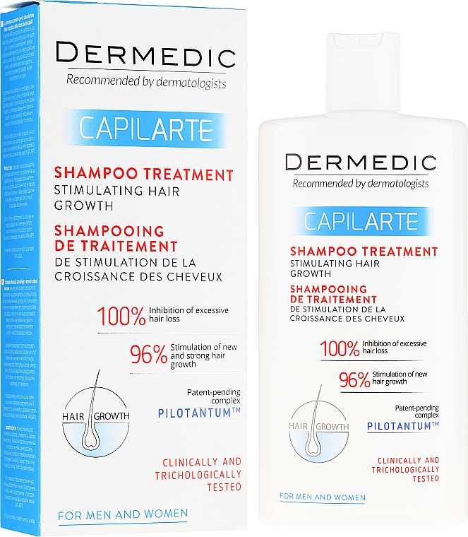 Shampoo-trattamento stimolante la crescita dei capelli - Dermedic Capilarte Shampoo