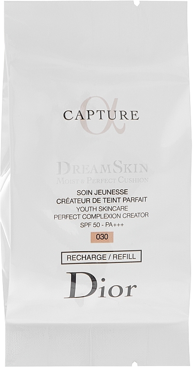 Fondotinta cushion - Dior Capture Dreamskin Moist & Perfect Cushion SPF 50 PA+++ (ricarica sostituibile)