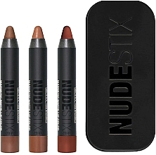 セット Nudestix 90's Nude Lips Mini (lipstick/3x2,5g)