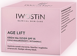 Day Cream for Normal & Combination Skin Iwostin Age Lift SPF 15