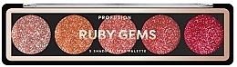 Profusion Cosmetics 5 Shade Glitter Palette	 キラキラのパレット