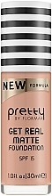 Pretty By Flormar Get Real Matte Foundation 艶消しファンデーション