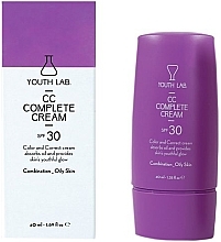 Youth Lab. CC Cream Combination Oily SPF30 CCクリームSPF30 混合肌ととオイリー肌用