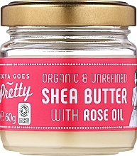 ボディ用シアバターとバラ Zoya Goes Pretty Shea Butter With Rose Oil Organic Cold Pressed