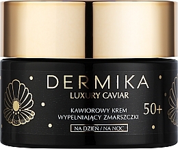 しわ防止クリームフィラー Dermika Luxury Caviar Cream Filling Wrinkles 50+