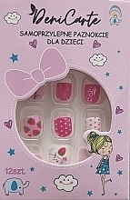 Накладные самоклеящиеся ногти для детей "Клубника", 977 Deni Carte Tipsy Kids