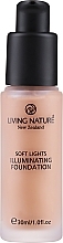 Living Nature Soft Lights Illuminating Tint Тональная основа для лица, блестящая