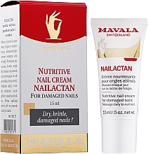 Крем для поврежденных ногтей, туба Mavala Nailactan Nutritive Nail Cream For Damaged Nails