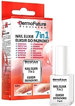 Питательный эликсир для ногтей 7в1 Dermofuture Precision Nail Elixir 7in1