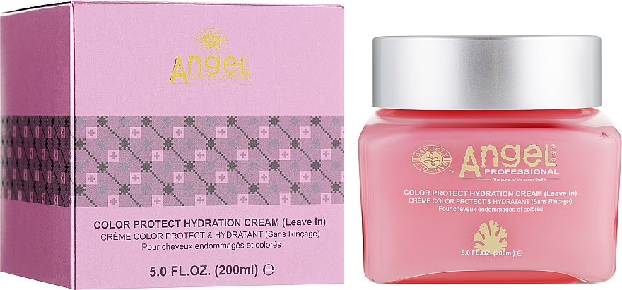 Увлажняющий крем для окрашенных волос - Angel Professional Paris Color Protect Cream