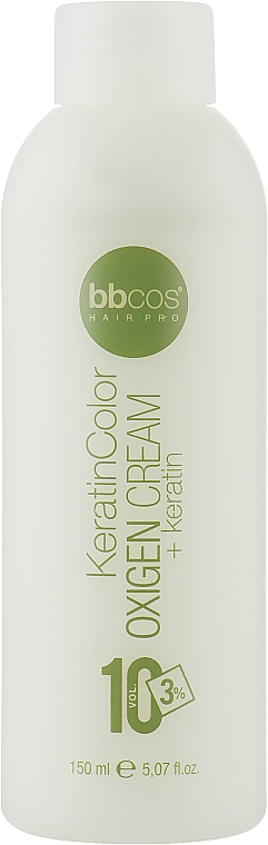 Окислитель кремообразный 3% - BBcos Keratin Color Oxigen Cream 10 Vol