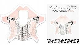 Трафареты для ногтей, белые Victoria Vynn Nail Forms Basic