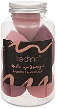 Набор спонжей для макияжа, 6 шт. Technic Cosmetics Jar of Beauty Sponges