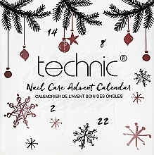 Набор "Адвент-календарь", 26 продуктов Technic Cosmetics Nail Care Advent Calendar