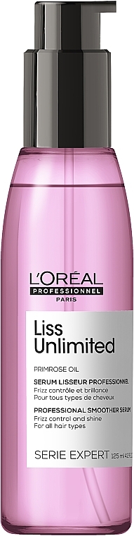 Разглаживающее термозащитное масло для непослушных волос - L'Oreal Professionnel Liss Unlimited Blow-Dry Oil