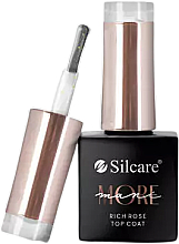 Верхнее покрытие для гель-лака Silcare Mani More Rich Rose Top Coat