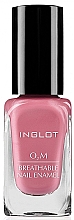 Дышащий лак для ногтей, глянцевый Inglot O2M Breathable Nail Enamel