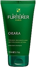 Оттеночный шампунь для седых и платиновых волос Rene Furterer Okara Mild Silver Shampoo