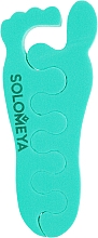 Разделители для пальцев "Ножка", зеленые Solomeya Toe Separators