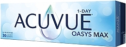 Контактные линзы, радиус 8.5, однодневные, 30 шт. Acuvue 1-Day Oasys Max