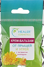 Крем-бальзам от прыщей и угрей с экстрактом календулы Healer Cosmetics