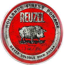 Помада для волос Reuzel Water Soluble Red High Sheen Pomade