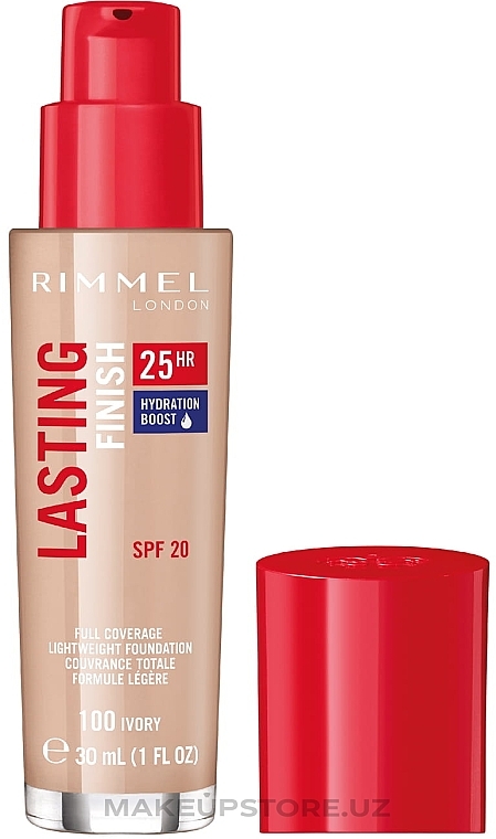 Тональная основа для лица - Rimmel Lasting Finish 25H Liquid Foundation