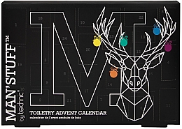 Набор "Адвент-календарь", 24 продукта Technic Cosmetics Man'Stuff Toiletry Advent Calendar