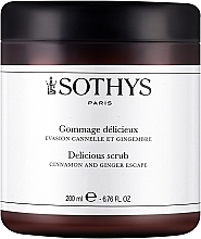 Изысканный скраб для тела с корицей и имбирем Sothys Cinnamon And Ginger Escape Delicious Scrub