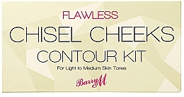 Barry M Flawless Chisel Cheeks Contour Kit Палетка для путешествий