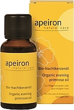 Органическое масло вечерней примулы Apeiron Organic Evening Primrose Oil