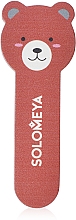 Пилка для ногтей "Медвежонок", 180/220 грит Solomeya Nail File