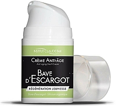 Крем для лица со слизью улитки Institut Claude Bell Bave D'Escargot Anti-Aging Snail Cream