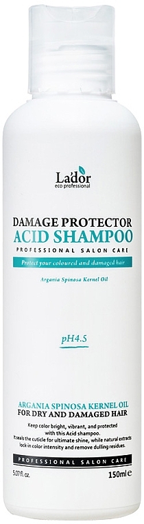 Бесщелочной шампунь с pH 4.5 - La'dor Damage Protector Acid Shampoo