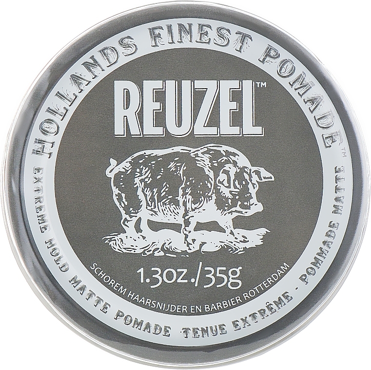 Глина для волос, ультрасильной фиксации - Reuzel Clay Matte Pomade Extreme Hold