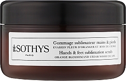 Скраб для рук и ног "Апельсин и кедр" Sothys Hands & Feet Sublimation Scrub Orange Blossom And Cedar Wood Escape