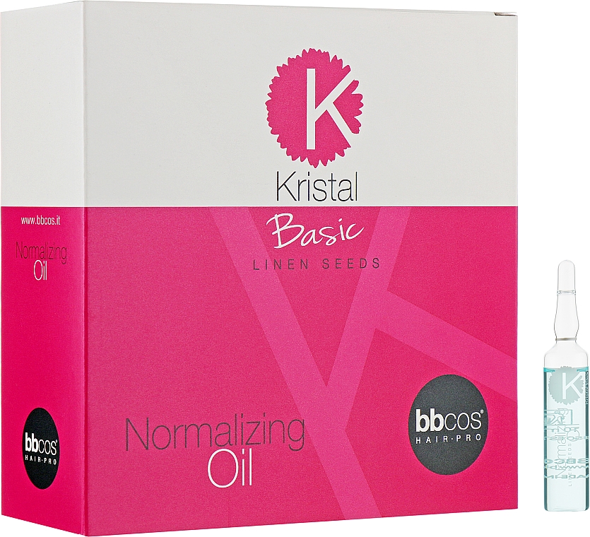 Масло для поврежденных волос - BBcos Kristal Basic Normalizing Oil