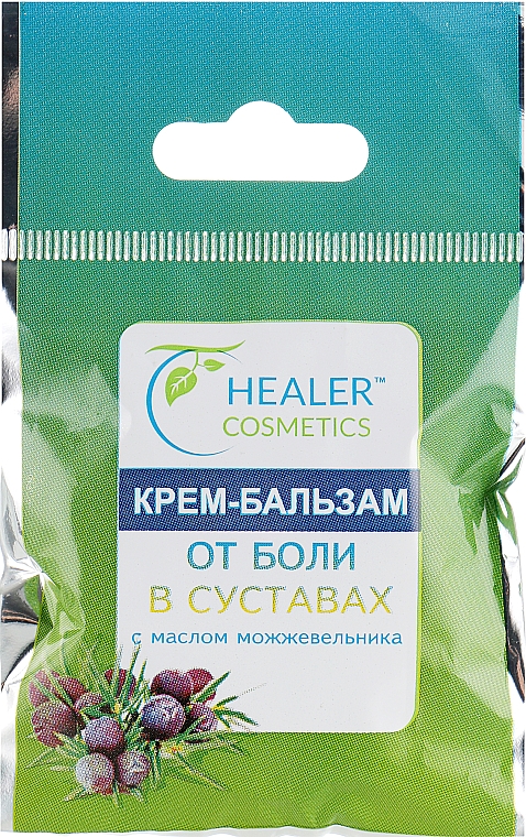 Крем-бальзам от боли в суставах с маслом можжевельника - Healer Cosmetics