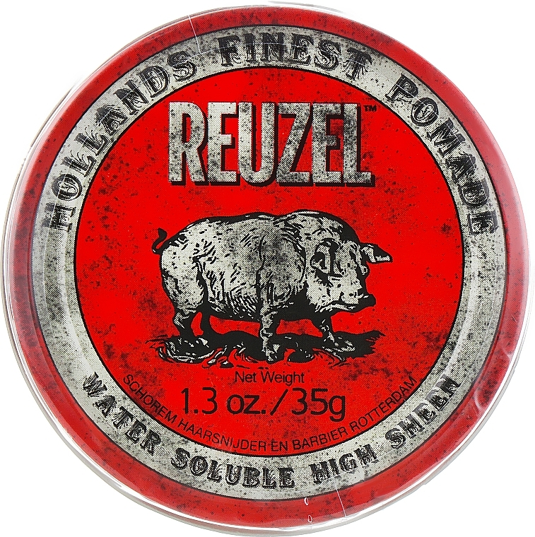 Plaukų pomada - Reuzel Water Soluble Red High Sheen Pomade