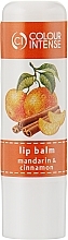 Lūpų balzamas apsauginis "Mandarinas ir cinamonas" Colour Intense Mandarin and Cinnamon Lip Balm