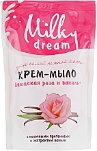 Жидкое мыло "Дамасская роза и ваниль" (дой-пак) Milky Dream