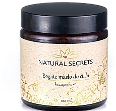 Maitinamasis kūno aliejus, bekvapis Natural Secrets Body Oil