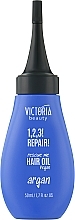 Aliejus pažeistiems plaukams Victoria Beauty 1,2,3! Repair! Hair Oil