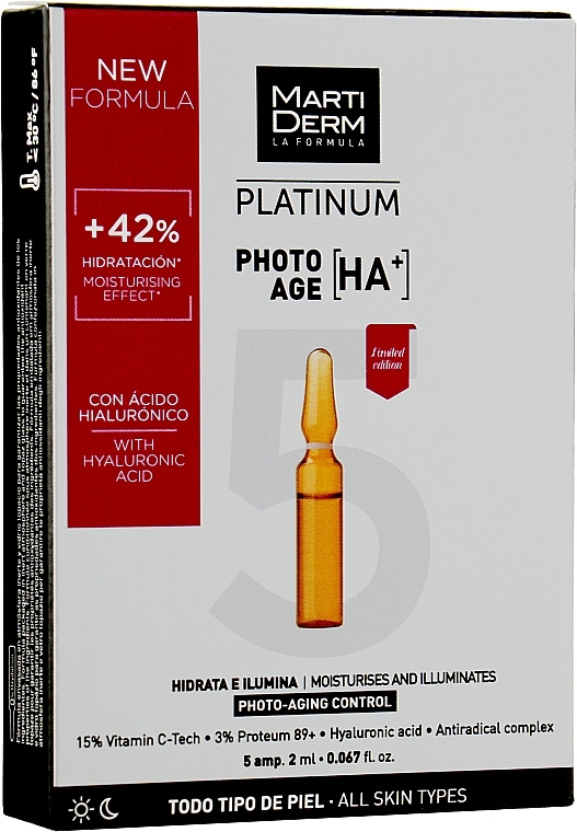 Atjauninančios veido ampulės - Martiderm Platinum Photo-Age Ampollas