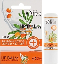 Maitinamasis lūpų balzamas "Pienas ir šaltalankis" Colour Intense Milk and Sea Backtorn Lip Balm