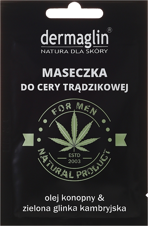 Маска для лица - Dermaglin For Men Natural Product