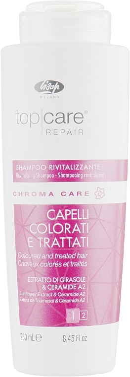 Atgaivinantis šampūnas - Lisap Top Care Repair Chroma Care Revitalising Shampoo