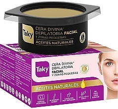 Vaškas veido depiliacijai su natūraliais aliejais Taky Facial Depilatory Wax With Natural Oils