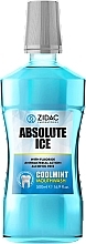 Piyn do piukania jamy ustnej Mocna mikta Zidac Absolute Ice Mouthwash Coolmint