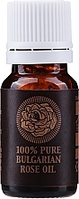 Натуральное масло розы в картонной коробке Bulgarian Rose Oil